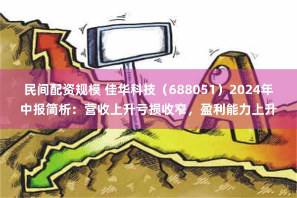 民间配资规模 佳华科技（688051）2024年中报简析：营收上升亏损收窄，盈利能力上升