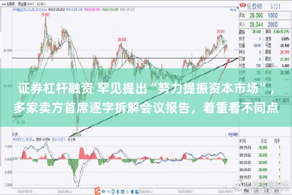 证券杠杆融资 罕见提出“努力提振资本市场”，多家卖方首席逐字拆解会议报告，着重看不同点