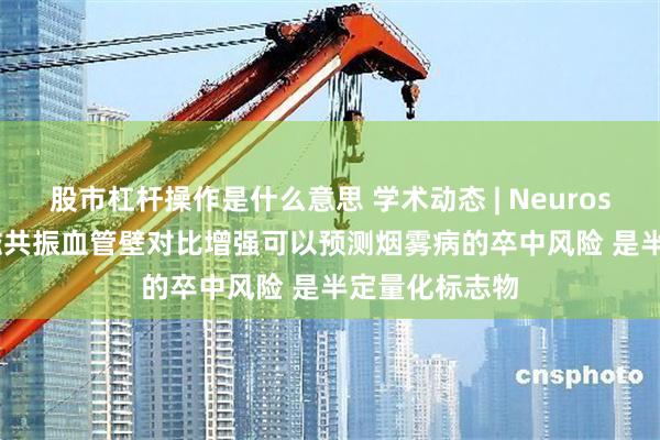 股市杠杆操作是什么意思 学术动态 | Neurosurgery报道磁共振血管壁对比增强可以预测烟雾病的卒中风险 是半定量化标志物