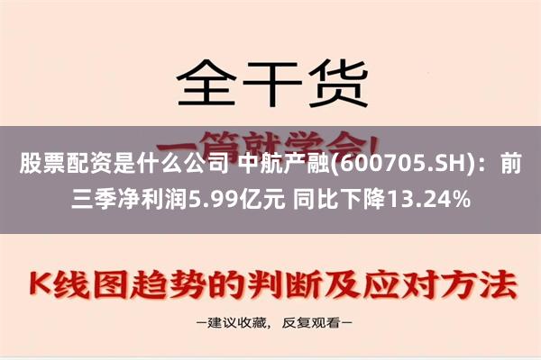 股票配资是什么公司 中航产融(600705.SH)：前三季净利润5.99亿元 同比下降13.24%